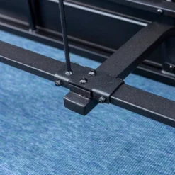 7pc Outdoor Dining Set With 7 Position Adjustable Chairs & Metal Frame Table With Umbrella Hole - Captiva Designs -Furniture GUEST a803027a c1e7 4d03 ba2f 29708ae7febe