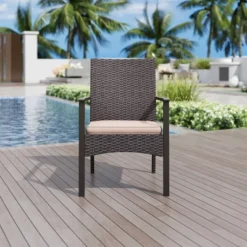 Captiva Designs 7pc Patio Furniture Set With Rectangle Table And Arm Chairs -Furniture GUEST a8ed94f9 bffe 46c7 9925 e1a79e87dd5a 1