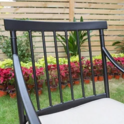 2pk Outdoor Steel Arm Chairs With Cushions - Captiva Designs 15 2pk Outdoor Steel Arm Chairs With Cushions - Captiva Designs -Furniture GUEST a9087f6f fcd5 4e0a b826 ea9a24092f4e