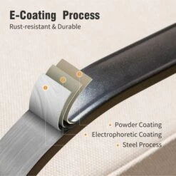 Captiva Designs 4pc Extra Large Metal Outdoor Patio Fire Pit Set With Swivel Pattern-back Chairs -Furniture GUEST a9d78cbd 84b6 4a59 bfeb 0f6db407162c 4