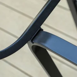 7pc Patio Dining Set With Faux Steel Table & 360 Swivel Sing Arm Chairs - Captiva Designs -Furniture GUEST ad0f107d df1d 4c84 8062 815ca8b37490