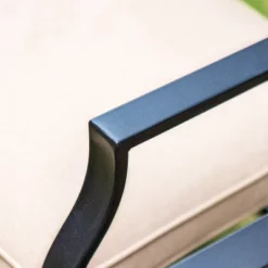 7pc Patio Dining Set With Rectangle Table With 1.57" Umbrella Hole And 360 Swivel Padded Cushioned Arm Chairs - Captiva Designs -Furniture GUEST add66db4 a4dd 43ec 8bf5 394389bfde87