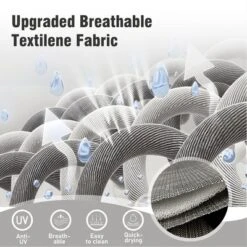 Captiva Designs 7pc Outdoor Patio Metal Rectangle Dining Table & Textilene Swivel Chairs 30 Captiva Designs 7pc Outdoor Patio Metal Rectangle Dining Table & Textilene Swivel Chairs -Furniture GUEST aee4495c b8f0 4e93 a59b 3afd19fdf398 1