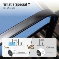 Captiva Designs 7pc Patio Dining Set With Slat-top Rectangle Table & Sling Fixed Dining Chairs -Furniture GUEST b008b39e 4ddb 4f33 8486 a63f677949f3 2