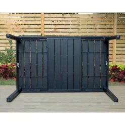 7pc Outdoor Dining Set With 7 Position Folding Chairs With Expandable Metal Table - Captiva Designs -Furniture GUEST b079f64c 375c 4ad3 9601 55855ef6bf36 1