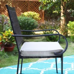 5pc Patio Dining Set With Steel Table & Dining Chairs - Captiva Designs -Furniture GUEST b1a081d5 407c 4dc2 9884 ea4610990da8 1