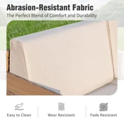 Captiva Designs Outdoor Patio Modular Furniture Sectional Wicker Sofa Set With 9.8 Inch Thick Cushions -Furniture GUEST b4638a15 10e0 44f5 a37c 949b2e166dbd