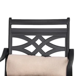 5pc Outdoor Bar Set With Swivel Stools With Cushions & Metal Table - Beige - Captiva Designs -Furniture GUEST b4b7fa29 8370 494b a912 1d949e26e706 1