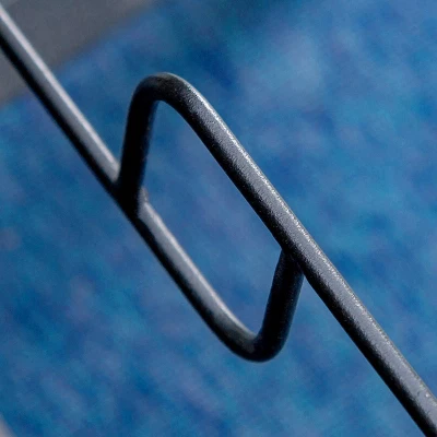 5pc Outdoor Dining Set With Sling Chairs & Square Powder Coated Aluminum Table - Captiva Designs: Weather-Resistant Patio Set 14 5pc Outdoor Dining Set With Sling Chairs & Square Powder Coated Aluminum Table - Captiva Designs: Weather-Resistant Patio Set - Image 12