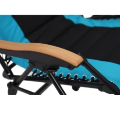 Captiva Designs Patio Zero Gravity Free Padded Seat Recliner With Cup Holder & Alloy Steel Frame - Blue/Green -Furniture GUEST b83ddaea c9ad 4949 9de9 54b308073013