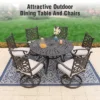 Captiva Designs 7PC Cast Aluminum Patio Dining Set With Round Table & Flower Back Chairs 1 Captiva Designs 7PC Cast Aluminum Patio Dining Set With Round Table & Flower Back Chairs -Furniture GUEST b912e45e c866 4d0d bdb7 8031d64c2bf3