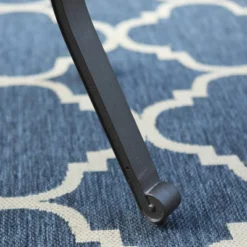 Outdoor Cast Aluminum Round Table With 1.97" Umbrella Hole - Brown - Captiva Designs -Furniture GUEST b988a1c1 0edc 4006 98bb 53fa995a93cb