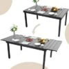 7pc Outdoor Dining Set With Expandable Metal Table - Captiva Designs -Furniture GUEST bcb2a293 fdb6 4efb b501 ad21bdba41bf