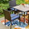 5pc Patio Dining Set With 36" Square Acacia Table And Stackable Chairs - Captiva Designs -Furniture GUEST bfe3a857 98ea 47ea adef 6d9d7e53de44