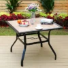 5pc Patio Set With Square Steel Table & Lightweight Aluminum Frame Sling Chairs - Captiva Designs 1 5pc Patio Set With Square Steel Table & Lightweight Aluminum Frame Sling Chairs - Captiva Designs -Furniture GUEST c46bebdd f7fb 4c58 8d78 186302b76c83