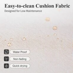 Captiva Designs 7pc Patio Furniture Set With Rectangle Table And Arm Chairs -Furniture GUEST c6b16182 8578 4718 bc2a bf9774ad4fce