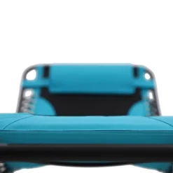 Captiva Designs Patio Zero Gravity Free Padded Seat Recliner With Cup Holder & Alloy Steel Frame - Blue/Green -Furniture GUEST c7432c2d 1261 48a9 af26 79ca0e756886
