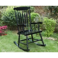 Outdoor Poplar Wood Rocking Chair - Captiva Designs -Furniture GUEST ca863494 e22b 43b2 b0dd 15429cf6d9f3