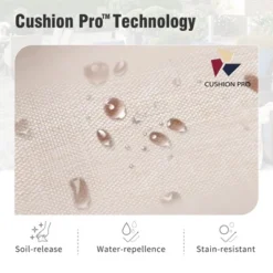 Captiva Designs 6pc Oversized Patio Outdoor Wicker Furniture Conversation Sofa Set With Coffee Table For Garden Yard Porch -Furniture GUEST cae17872 eda1 45ad 97d0 5be1b80d6545 1