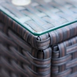 9pc All-Weather Patio Wicker Conversation Set With Cushions - Navy - Captiva Designs -Furniture GUEST ce7df518 8171 4cd2 b0b4 a5d239c182a0 8