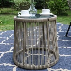 3pc Outdoor Rattan Conversation Set With Cushions - Captiva Designs 18 3pc Outdoor Rattan Conversation Set With Cushions - Captiva Designs -Furniture GUEST cf5e9ea5 4359 40f1 a948 d73b19495d2c