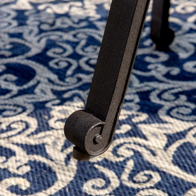 Captiva Designs 7pc Cast Aluminum Bar Height Patio Dining Set With Round Table & Swivel Stools 15 Captiva Designs 7pc Cast Aluminum Bar Height Patio Dining Set With Round Table & Swivel Stools - Image 13