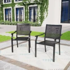 7pc Outdoor Dining Set With Expandable Metal Table - Captiva Designs -Furniture GUEST d40d2393 36e8 440e b207 f19f3b1e32fe