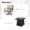 Captiva Designs 5pc Metal Patio Seating Furniture Fire Pit Set With Swivel Chairs For Garden Porch Backyard 1 Captiva Designs 5pc Metal Patio Seating Furniture Fire Pit Set With Swivel Chairs For Garden Porch Backyard -Furniture GUEST d801dff4 d982 476d 8701 3eaf1fc6e6c0