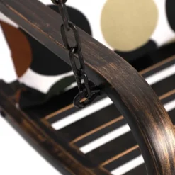 Two Seat Porch Swing With Hanging Chains - Captiva Designs -Furniture GUEST d9b67814 5f4b 4f4c 810a 30092b150392