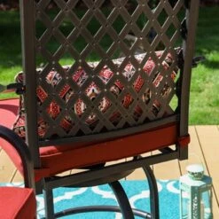 5pc Outdoor Set With Swivel Stools With Cushions & Metal Table - Captiva Designs -Furniture GUEST dae3fe68 0fbc 457b 92b7 85a73386cded 1