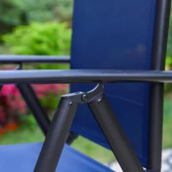 2pk Outdoor 7 Position Arm Chairs With High Backs & Aluminum Frames - Captiva Designs -Furniture GUEST daea0f44 8907 4748 847a a676a5da73e3