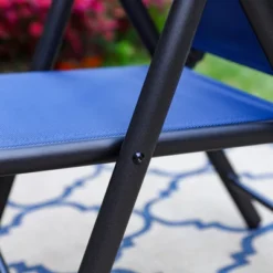 2pk Outdoor 7 Position Arm Chairs With High Backs & Aluminum Frames - Captiva Designs -Furniture GUEST de2824e8 db1d 41cf a073 ee475117e660