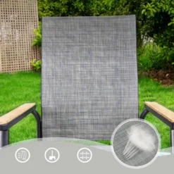 7pc Outdoor Dining Set With Metal Slat Top Table With 1.57" Umbrella Hole & Aluminum Chairs - Captiva Designs: Weather-Resistant Patio Set 20 7pc Outdoor Dining Set With Metal Slat Top Table With 1.57" Umbrella Hole & Aluminum Chairs - Captiva Designs: Weather-Resistant Patio Set -Furniture GUEST deb4c30c c8ae 4037 8239 f82766f6d00c