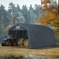 Captiva Designs Outdoor Portable Storage Shelter - Choose Between Two Spacious Garage Tents With Roll-Up Zipper Doors -Furniture GUEST e238c62f 4050 4a8b b049 b05d13e8fec9