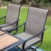 7pc Patio Dining Set With Faux Steel Table & 360 Swivel Sing Arm Chairs - Captiva Designs -Furniture GUEST e3869e4a 280a 400a bef8 5156a31e6c36