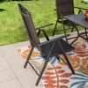 5pc Patio Set With Square Table & Reclining Sling Chairs With Armrests - Captiva Designs -Furniture GUEST e74de906 5e26 4af7 a9f9 b8f0bac963eb 1