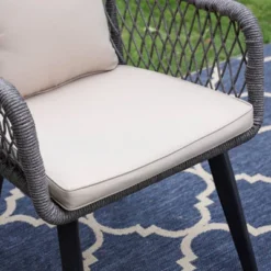 3pc Conversation Set With Chairs, Cushions & Table - Captiva Designs -Furniture GUEST e7c27f8c 71db 4391 bf56 11743e532257