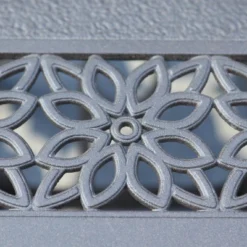 Outdoor Cast Aluminum Round Table With 1.97" Umbrella Hole - Brown - Captiva Designs -Furniture GUEST eaeb557f 5a6b 4b03 8c2f 6a378cb43c7f