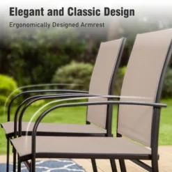 Captiva Designs 5pc Outdooe Patio Dining Set With Steel Frame Table & Quick-dry Sling Fixed Chairs 27 Captiva Designs 5pc Outdooe Patio Dining Set With Steel Frame Table & Quick-dry Sling Fixed Chairs -Furniture GUEST ee074304 6c44 4f58 ad09 7efed2866603 2