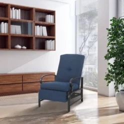 Patio Adjustable Recliner With Cushion - Captiva Designs -Furniture GUEST ee86f393 639d 480c b87b 1a30d1411193