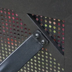 5pc Patio Dining Set With 360 Swivel Chairs With Cushions And Square Net-Shaped Steel Table - Captiva Designs -Furniture GUEST ef27ac85 61fa 4bf4 9b6a 3b32d752c081