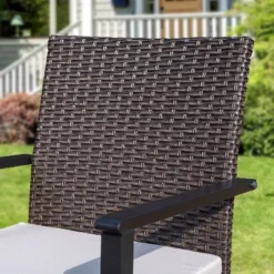 9pc Outdoor Dining Set With Extendable Table & Rattan Wicker Chairs - Beige - Captiva Designs 20 9pc Outdoor Dining Set With Extendable Table & Rattan Wicker Chairs - Beige - Captiva Designs -Furniture GUEST ef84f2dd 02f7 4699 a3a0 a0b70b7de181