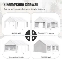 Captiva Designs Heavy-Duty Outdoor Party Tents With Removable Sidewalls - Ideal For Events And Gatherings 24 Captiva Designs Heavy-Duty Outdoor Party Tents With Removable Sidewalls - Ideal For Events And Gatherings -Furniture GUEST f3a33ca3 60c6 426d a792 3c2eca31eb40