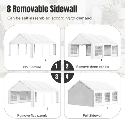 Captiva Designs Heavy-Duty Outdoor Party Tents With Removable Sidewalls - Ideal For Events And Gatherings 7 Captiva Designs Heavy-Duty Outdoor Party Tents With Removable Sidewalls - Ideal For Events And Gatherings - Image 5