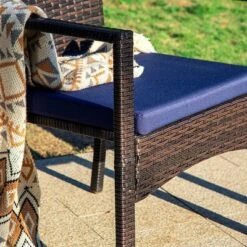 5pc Patio Dining Set With Round Table & Wicker Rattan Chairs - Captiva Designs: Weather-Resistant, Umbrella Hole 18 5pc Patio Dining Set With Round Table & Wicker Rattan Chairs - Captiva Designs: Weather-Resistant, Umbrella Hole -Furniture GUEST f44f9047 b966 4619 a558 7c85ad3d62db