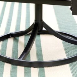 7pc Patio Dining Set With 360 Swivel Chairs & Rectangle Steel & Plastic Tabletop - Captiva Designs -Furniture GUEST f5d028b3 0a99 4286 ae0e ac05abad6695