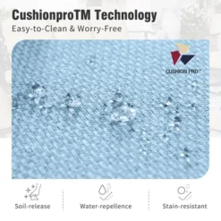 Captiva Designs 6pc Extra Large Metal And Rattan Outdoor Patio Conversation Set With Swivel Grid-back Chairs And Table -Furniture GUEST f78ecbf4 1fa8 4209 b923 b396f1537f6e