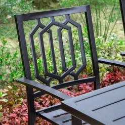 5pc Patio Table & Metal Chairs With Diamondback Design - Captiva Designs 13 5pc Patio Table & Metal Chairs With Diamondback Design - Captiva Designs -Furniture GUEST f893be6e 80fd 4f99 85ab 595ef2a9a5cb 1