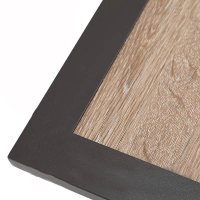 37"x37" Square Patio Dining Table With Umbrella Hole - Captiva Designs 4 37"x37" Square Patio Dining Table With Umbrella Hole - Captiva Designs - Image 2