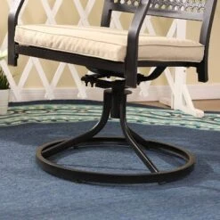 7pc Outdoor Dining Set With Swivel Chairs & Cushions & Expandable Table - Captiva Designs 26 7pc Outdoor Dining Set With Swivel Chairs & Cushions & Expandable Table - Captiva Designs -Furniture GUEST fd07b694 c755 4e8a a466 2091a2d02cf5